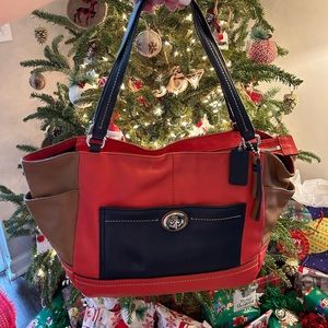 Leather Coach Bag